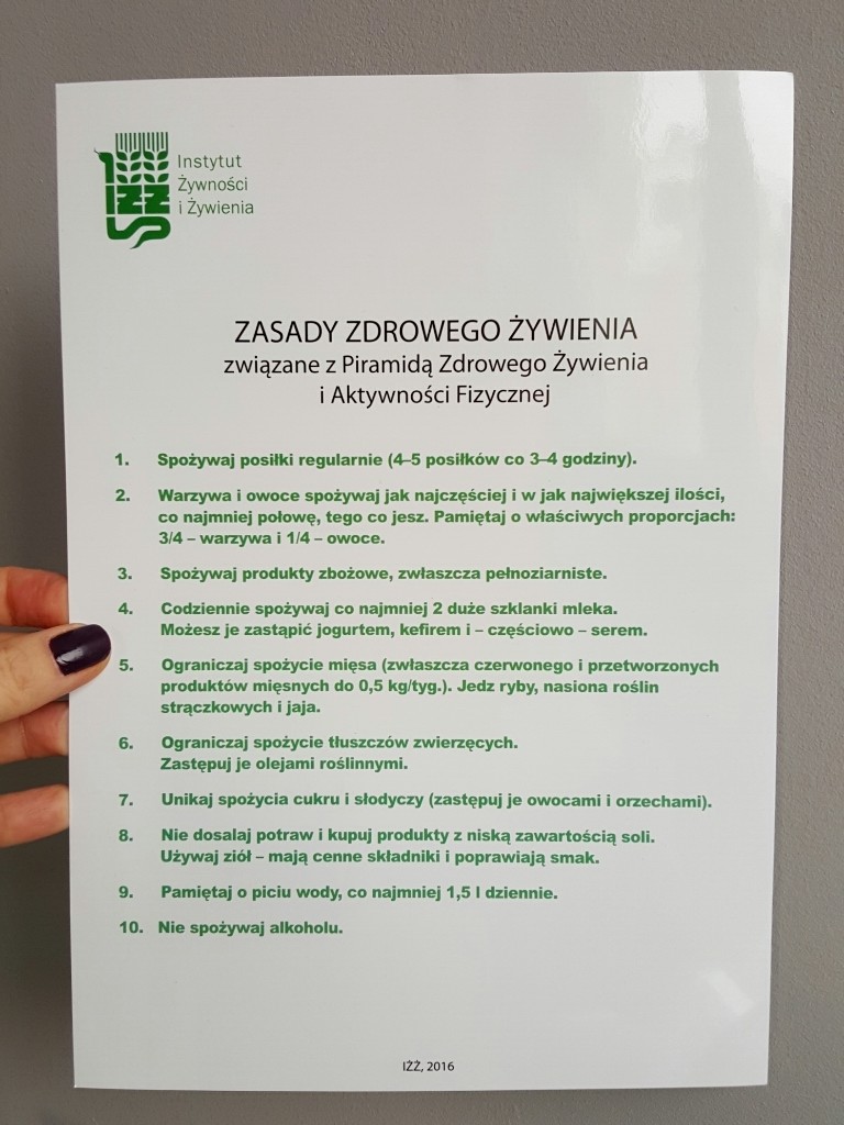 piramida zdrowego żywienia zalecenia