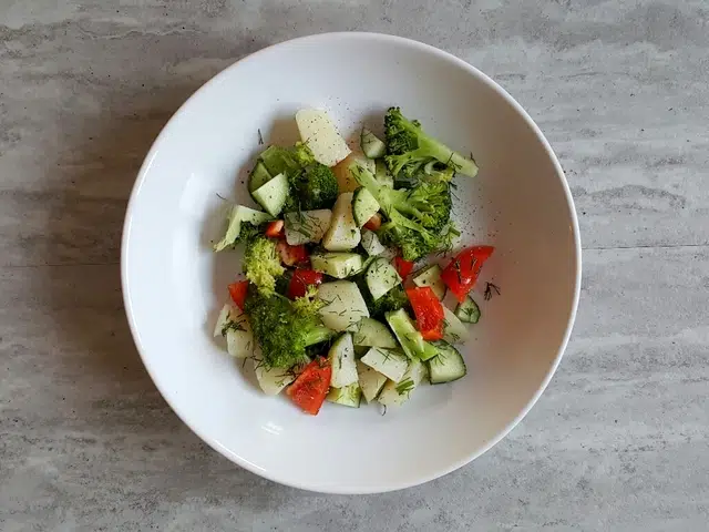 ziemniaki z brokułami