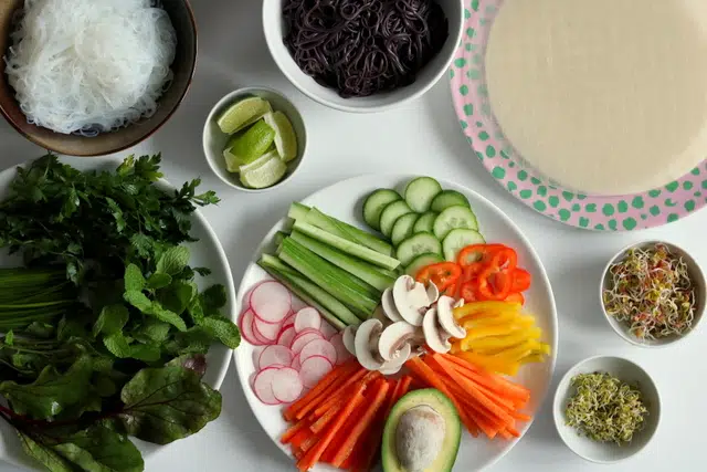 spring rolls składniki