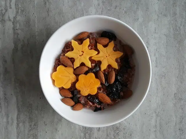 czarny ryż na słodko