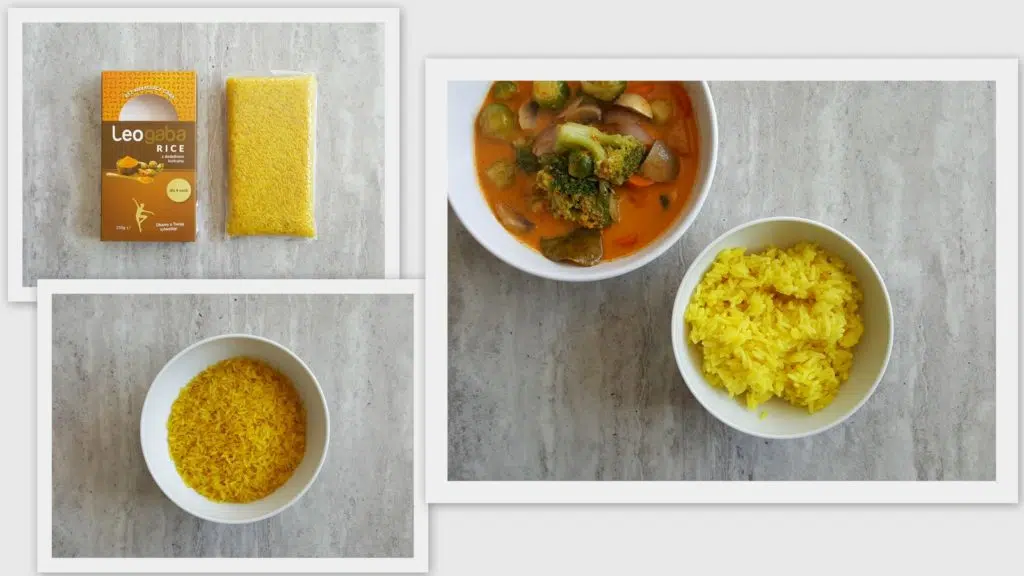 ryż kiełkujący kurkuma