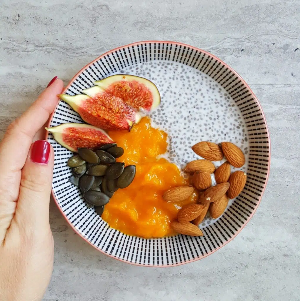 dynia na śniadanie chia