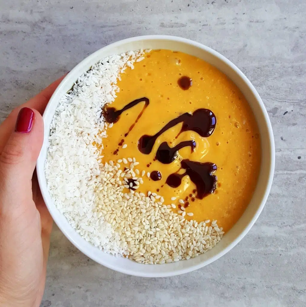 dynia na śniadanie smoothie