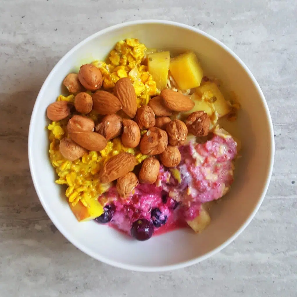 mega smaczne śniadanie nocna owsianka 2