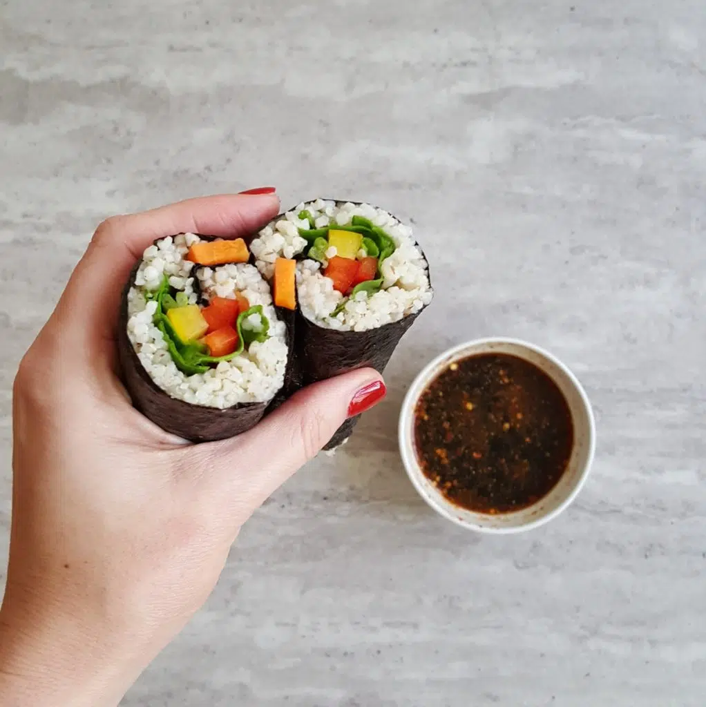 rolki z nori białe 1