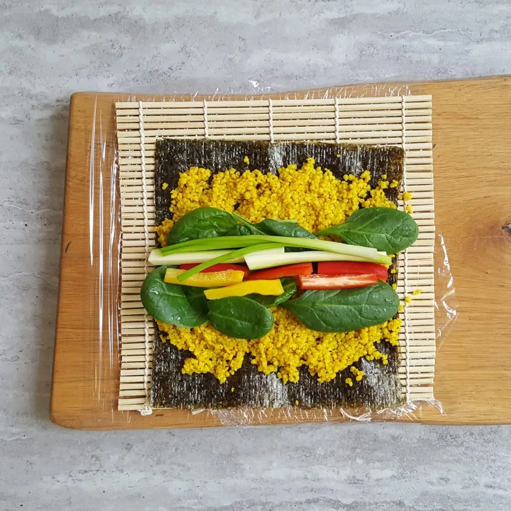 rolki z nori zwijanie