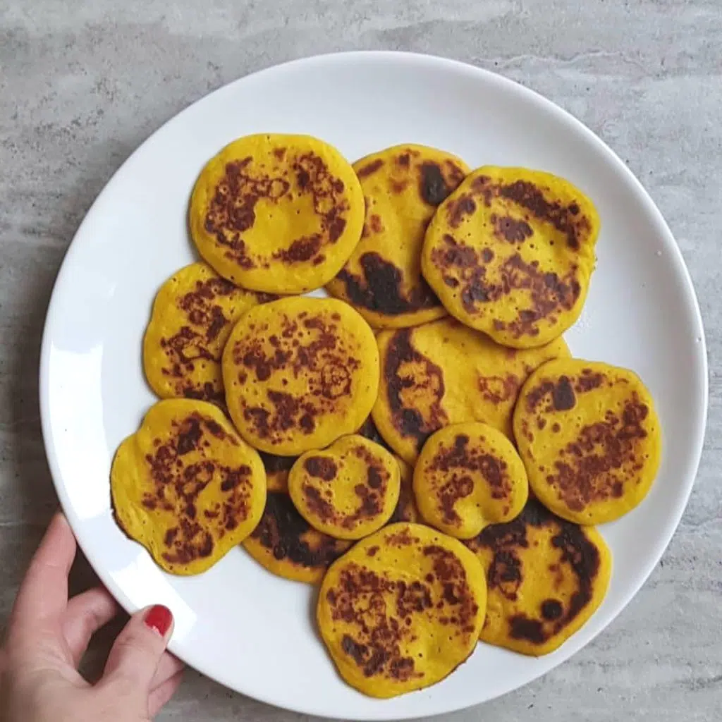 gofry pomarańczowe placuszki