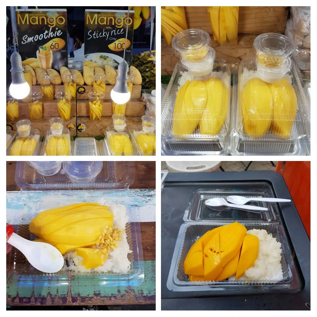 zjeść w Bangkoku mango sticky rice