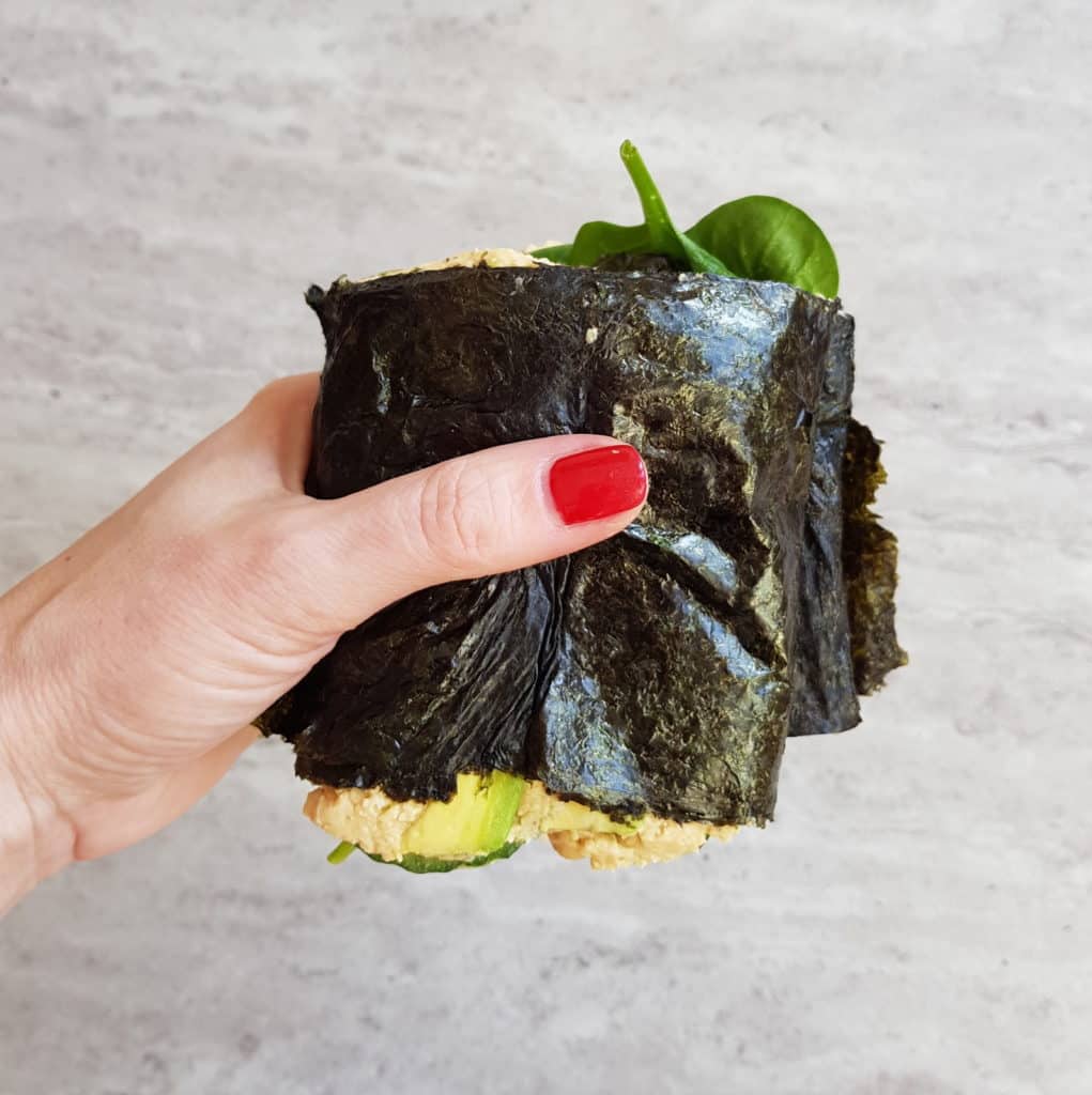 kanapka sushi połówka