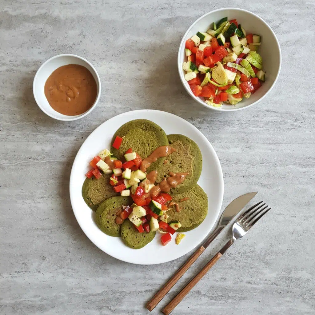 szpinakowe placuszki 