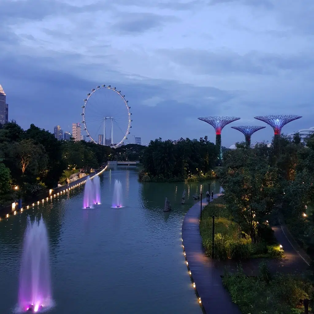 zobaczyć Singapur nocą