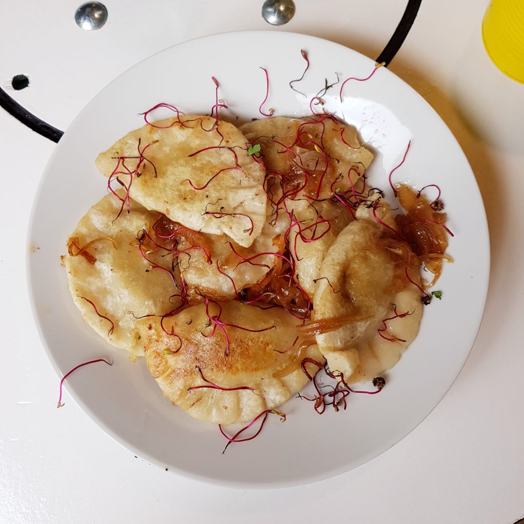wegański gdańsk pierogi