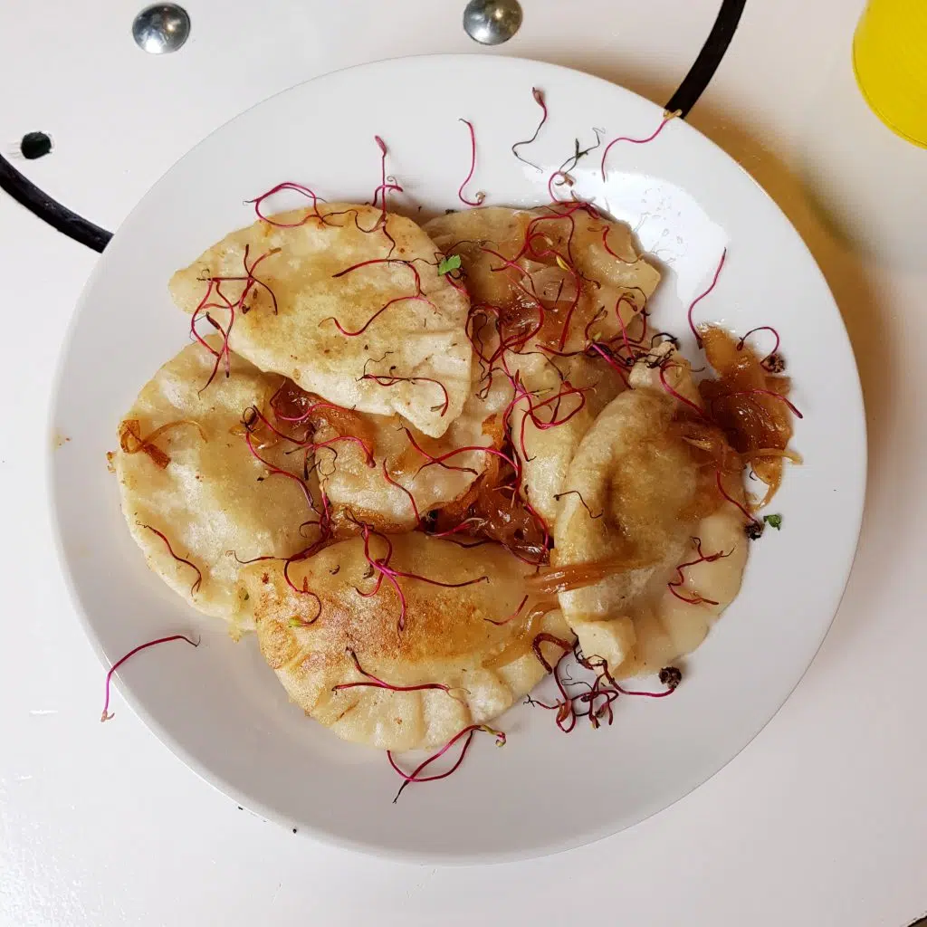 wegański gdańsk pierogi