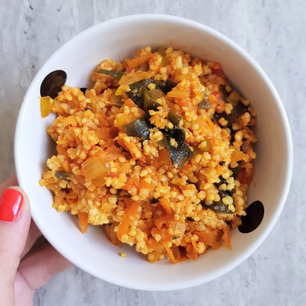 wegański paprykarz miska