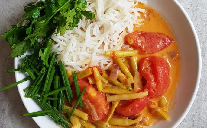 fasolka szparagowa w curry