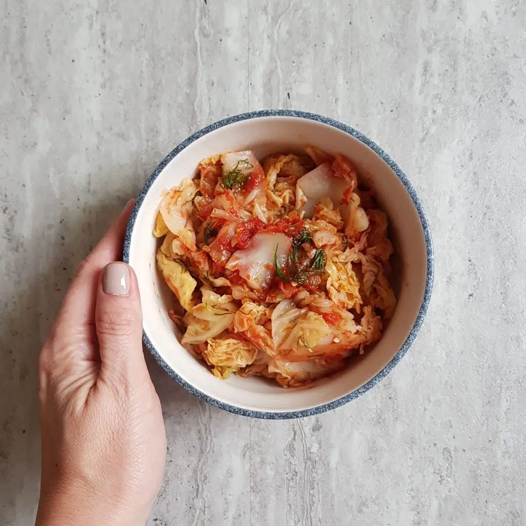 młoda kapusta na kolację