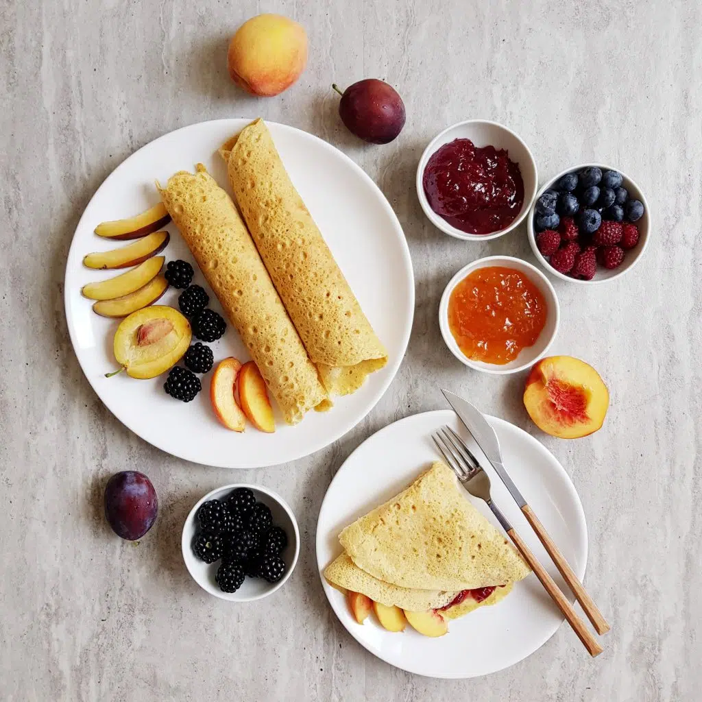 Wegańskie naleśniki kukurydziane