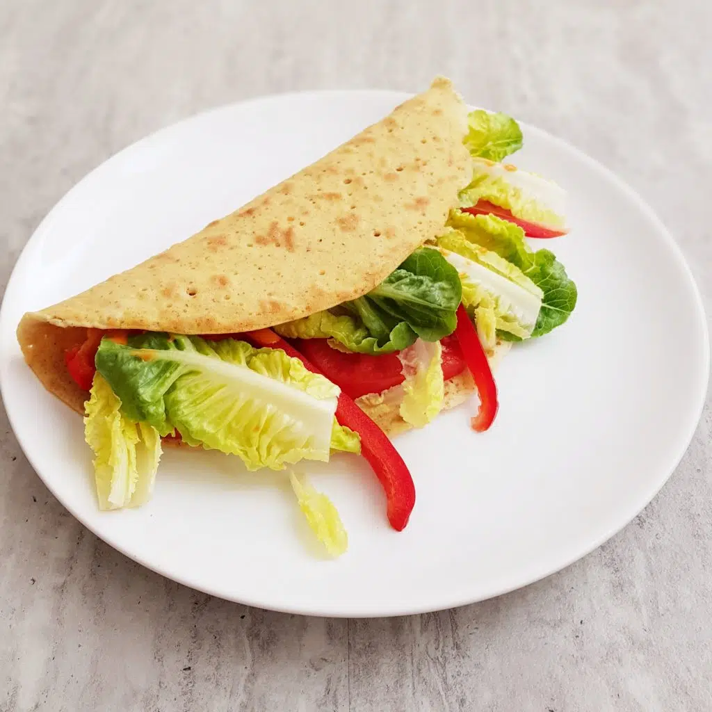 wegańskie naleśniki kukurydziane wytrawne