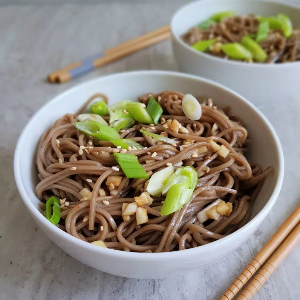 Makaron z sosem sezamowym