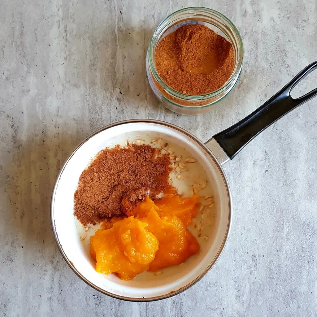 dyniowa owsianka garnek