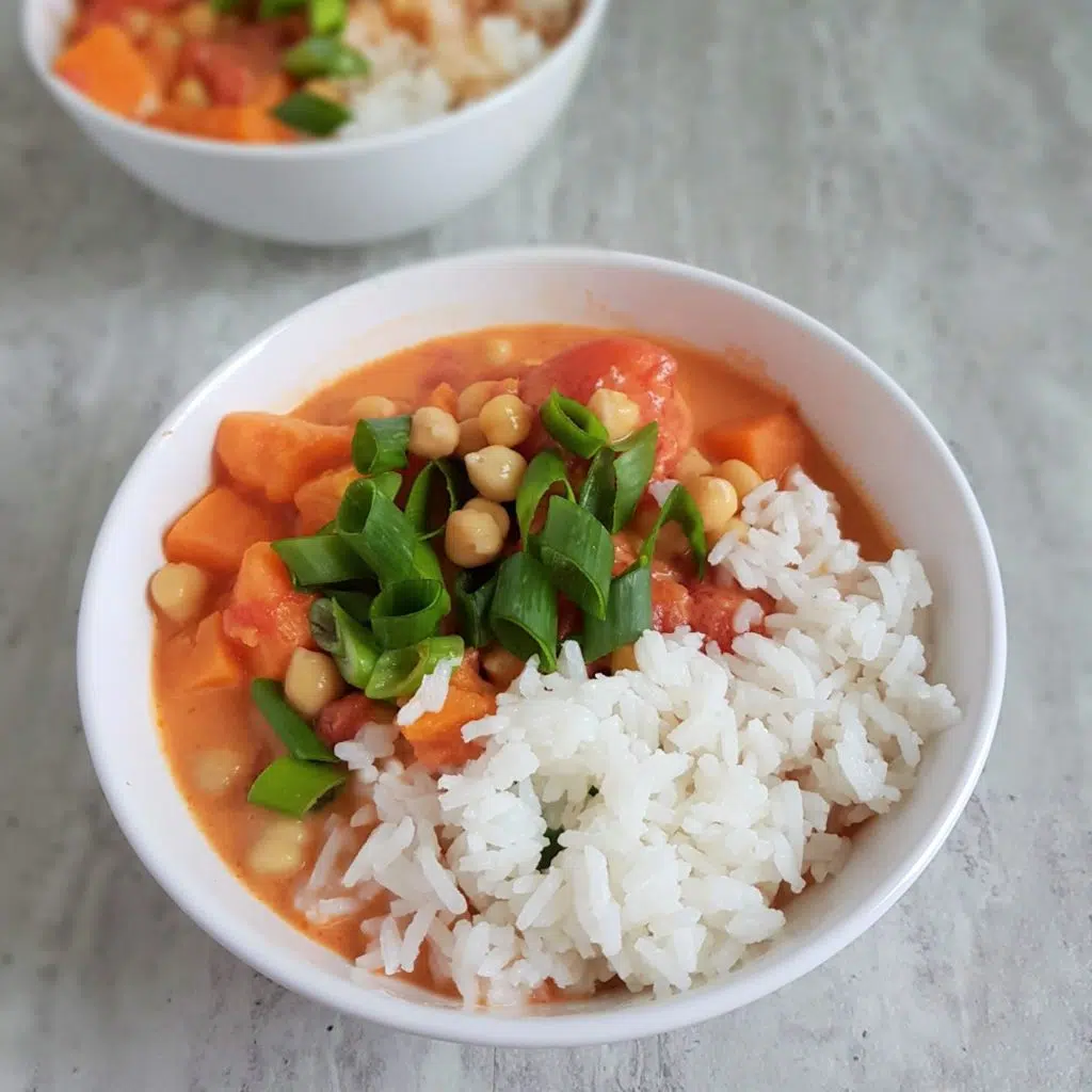 Curry z batatami i ciecierzycą