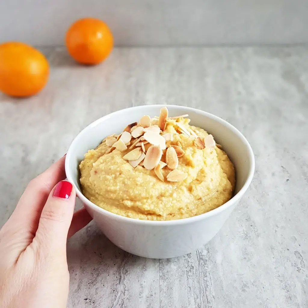 pomarańczowy pudding jaglany