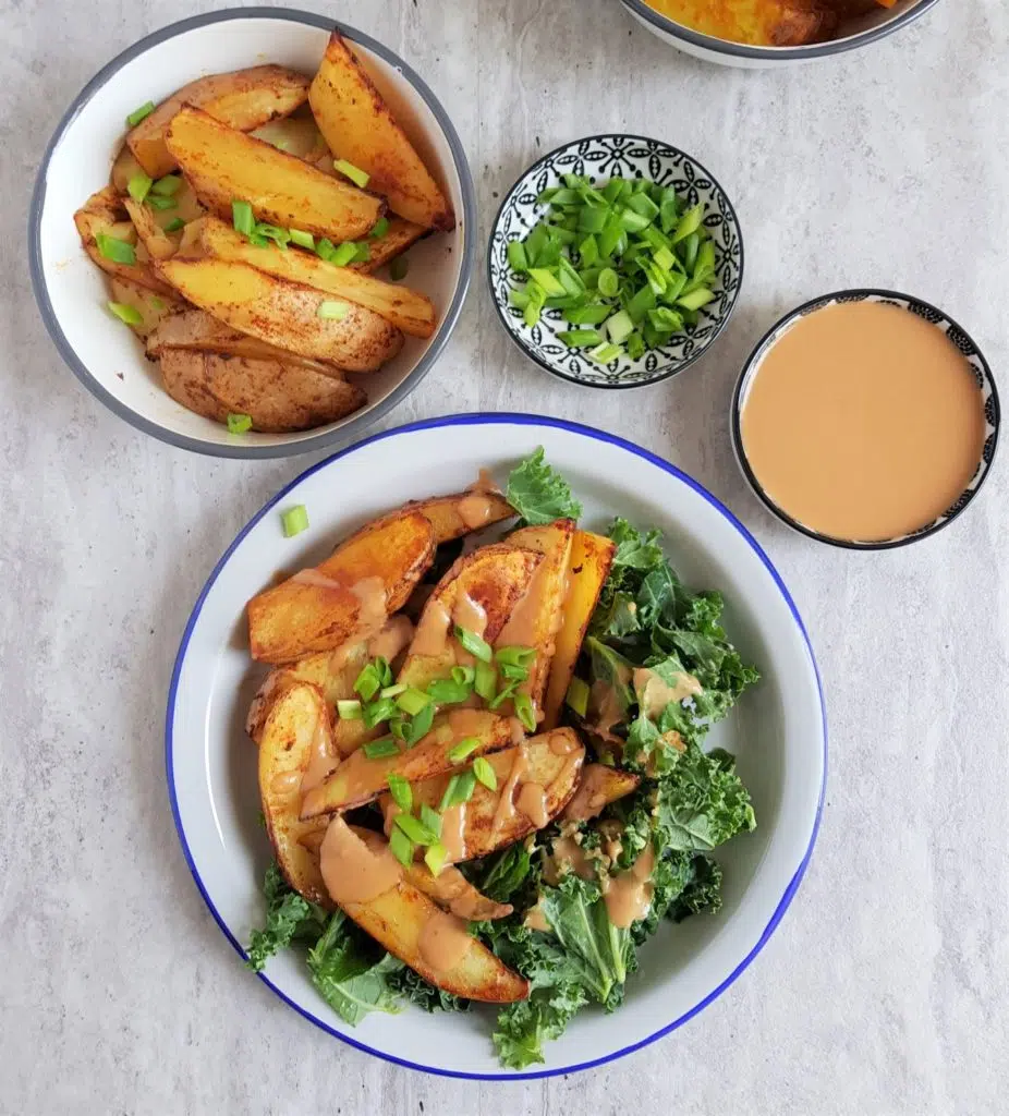 ziemniaki z sosem z miso