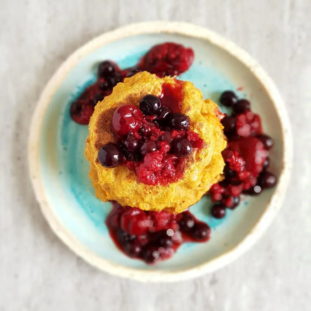 placki z marchewką i bananem