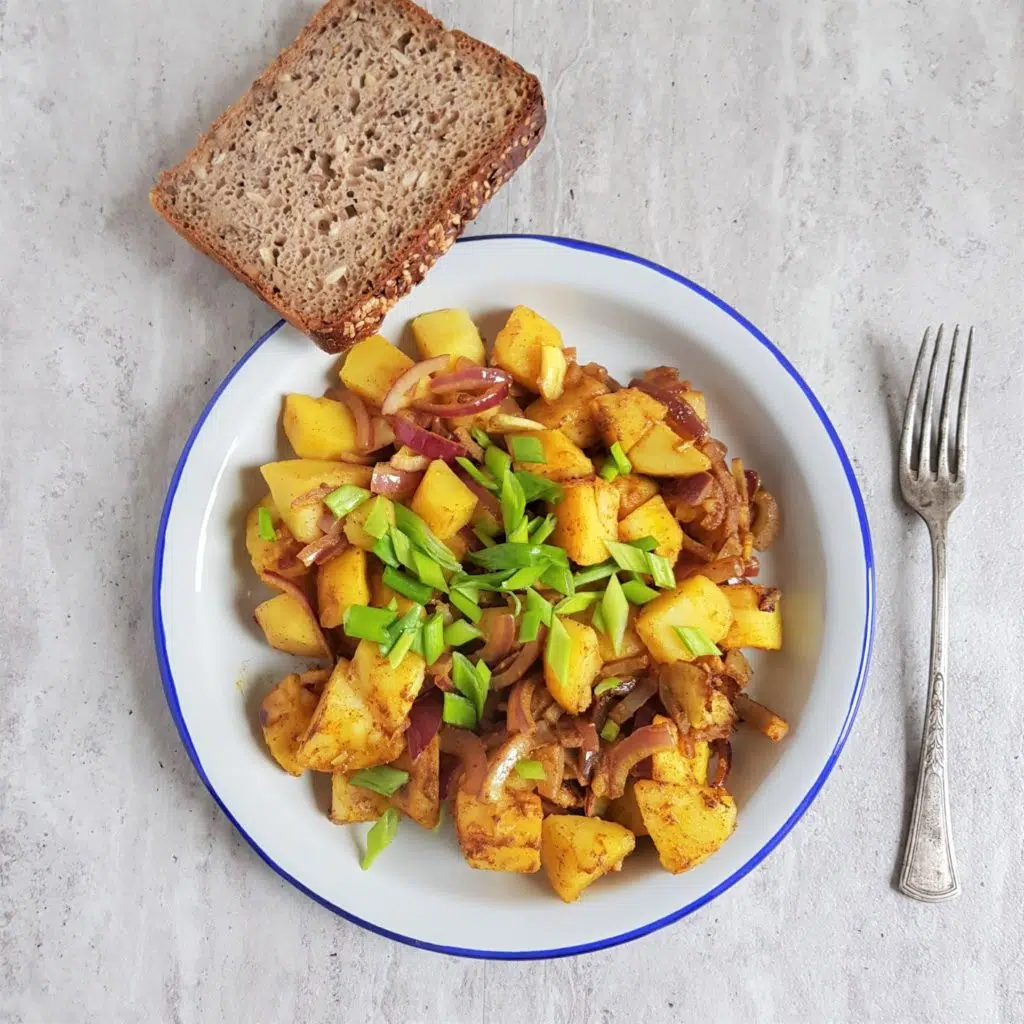 smażone ziemniaki z garam masala