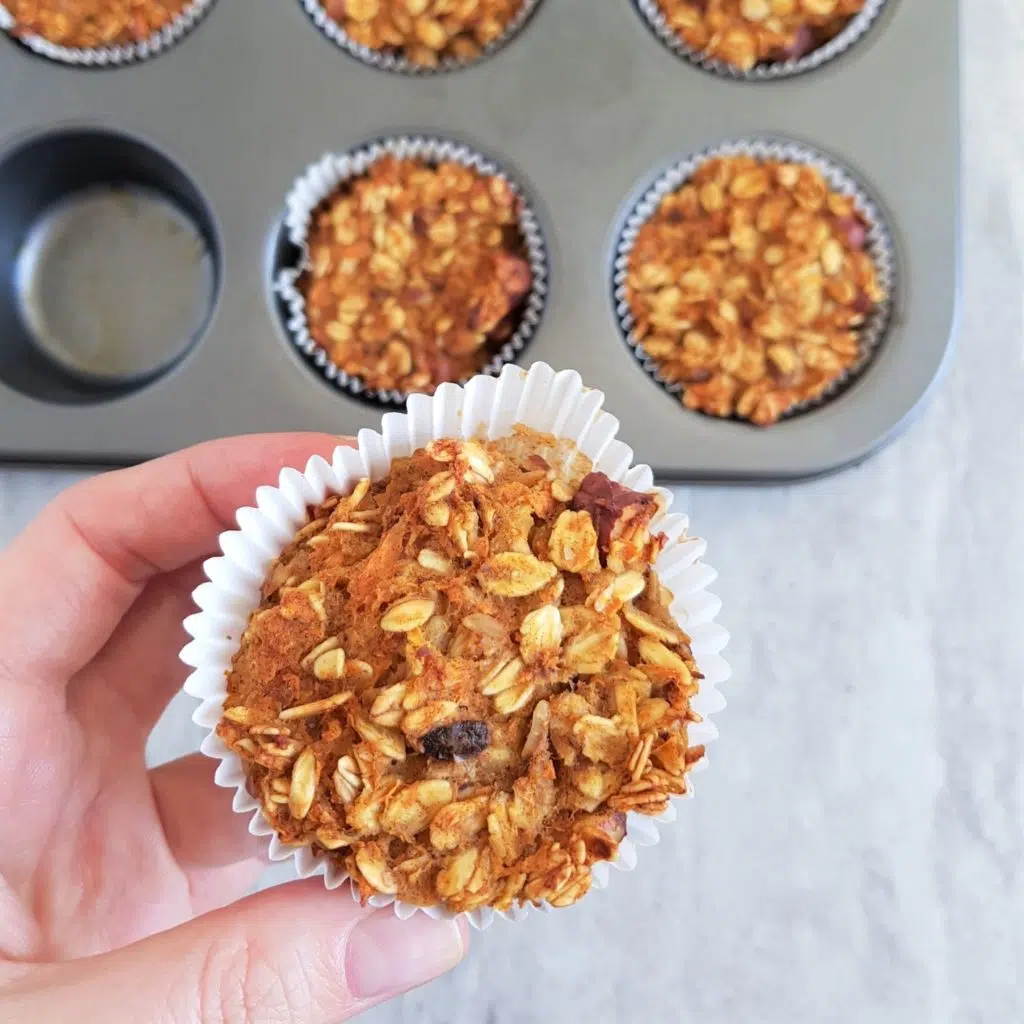 muffiny owsiane z marchewką