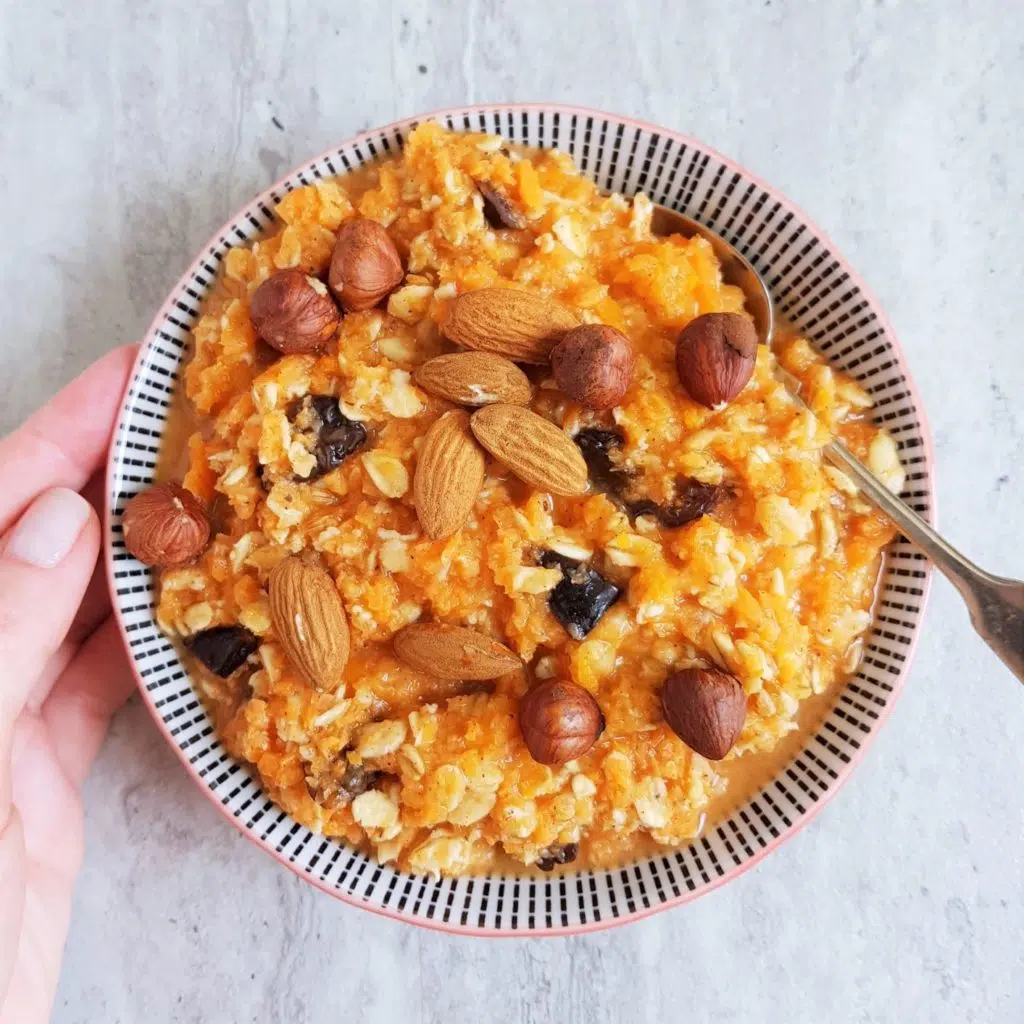 piernikowa owsianka z marchewką