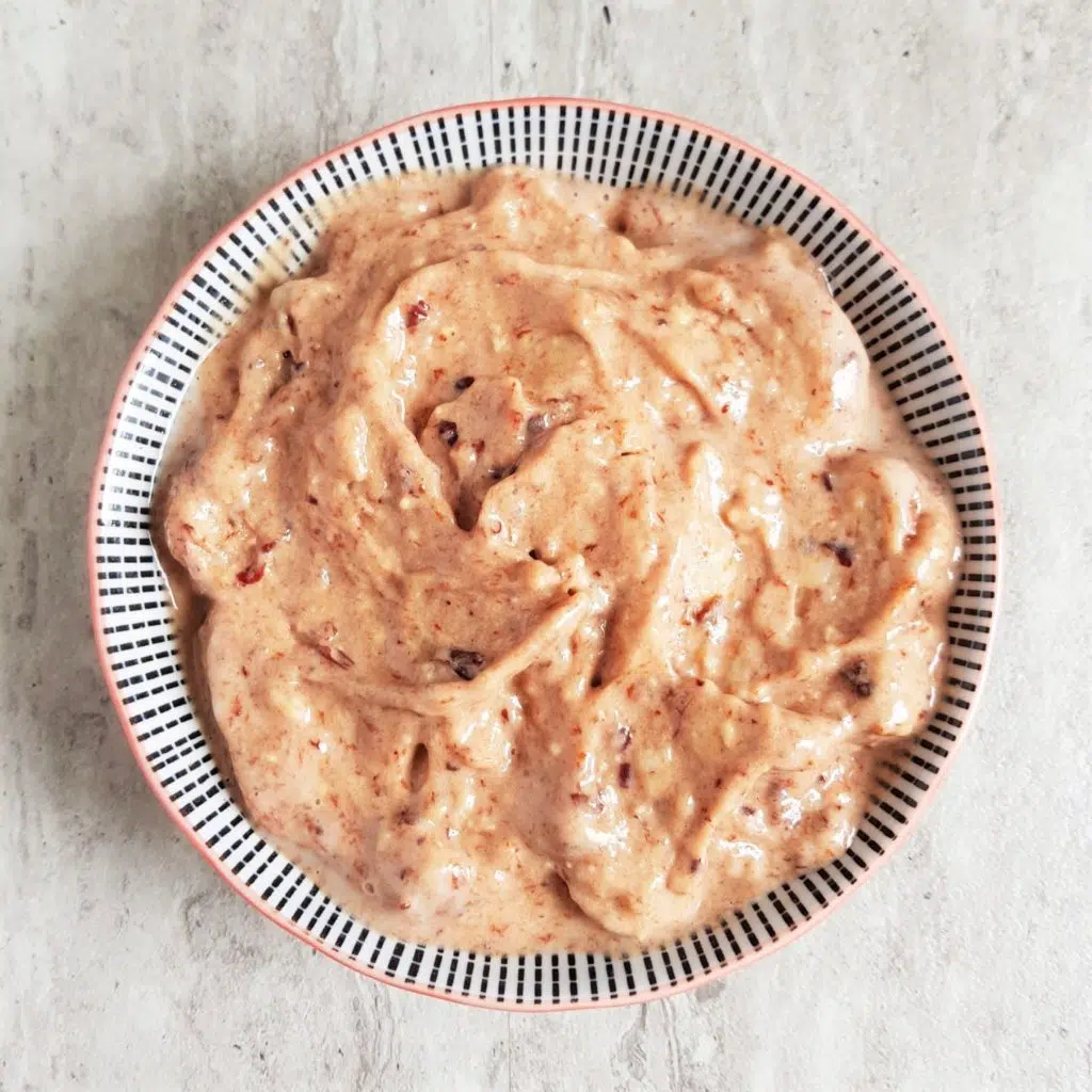 domowe lody roślinne z tahini