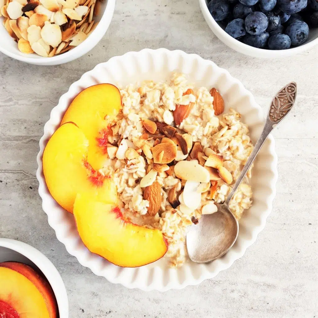 migdałowa nocna owsianka