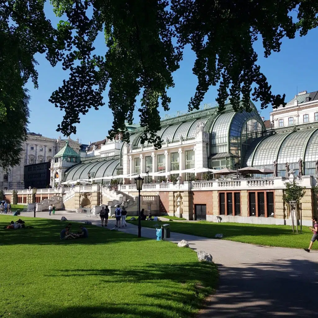 Palmenhaus z zewnątrz