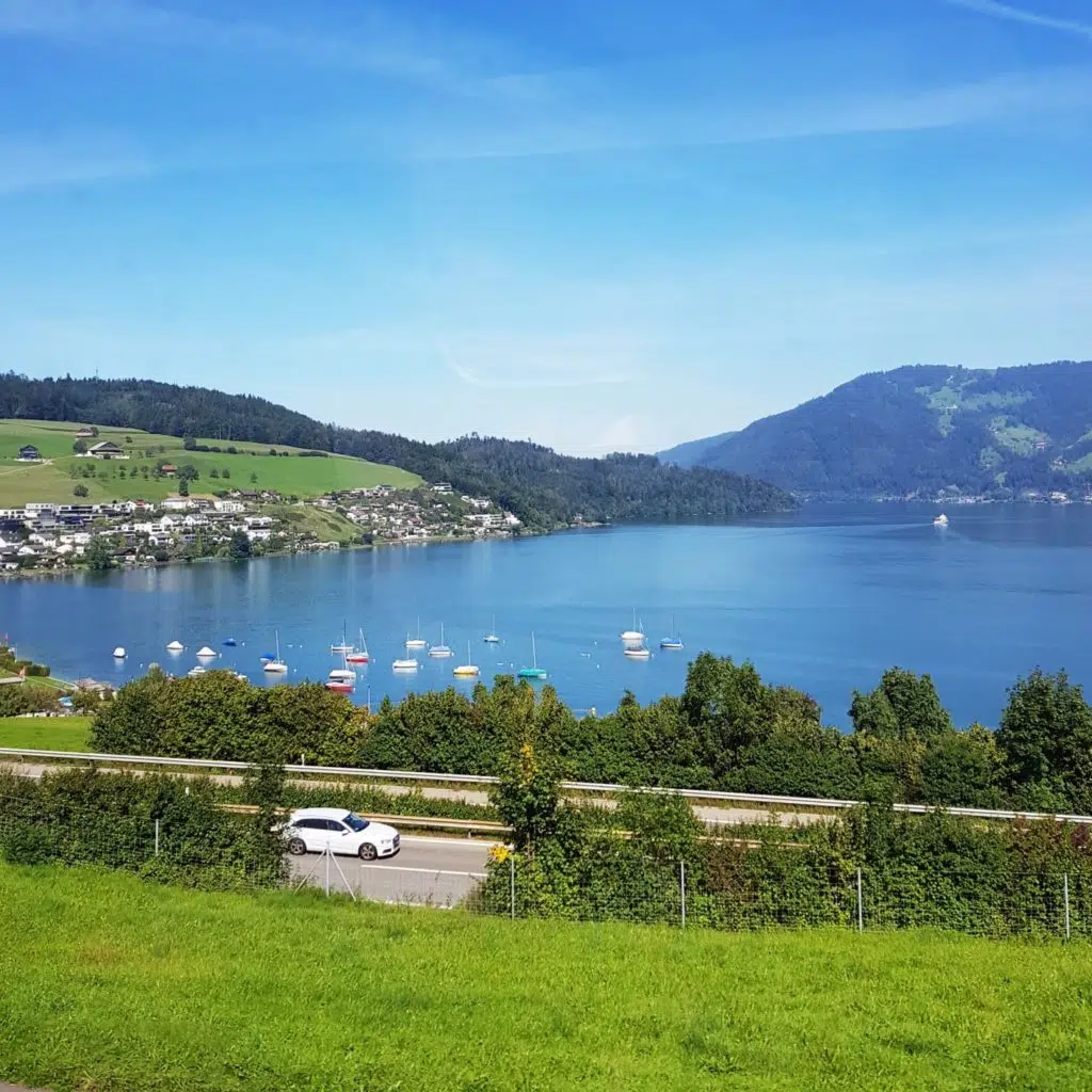 2 dni w Lugano - widoki z pociągu