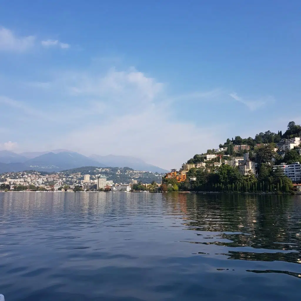 Lugano ze statku