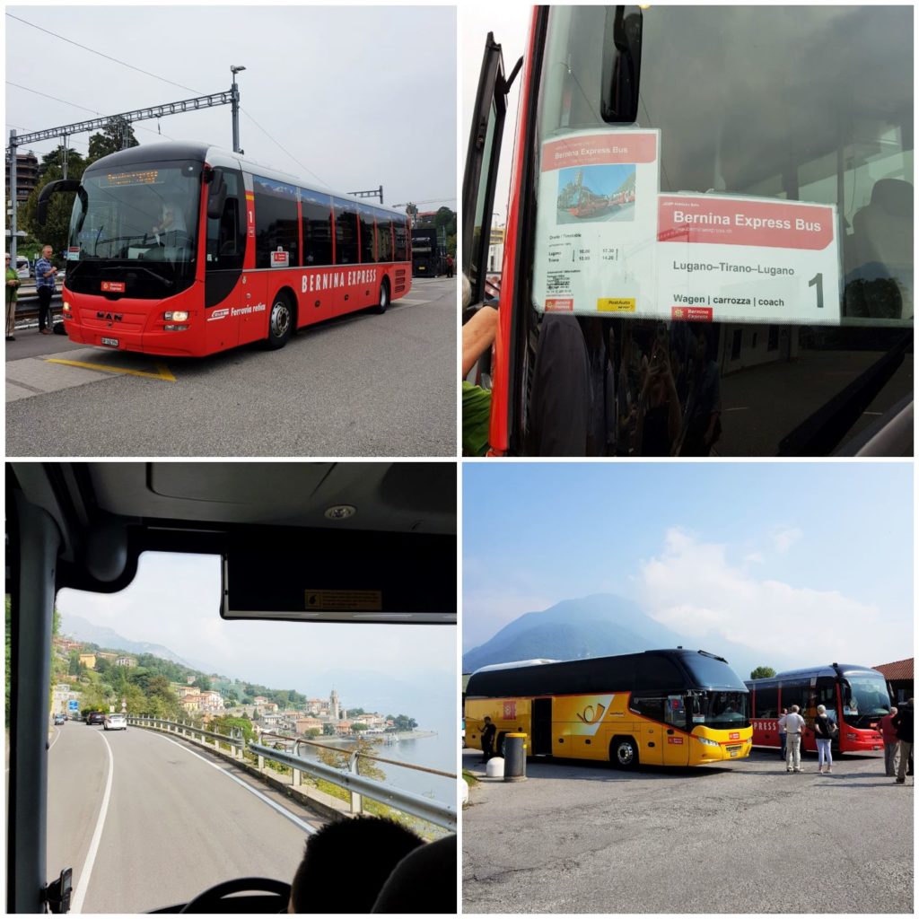 autobus z Lugano do Tirano