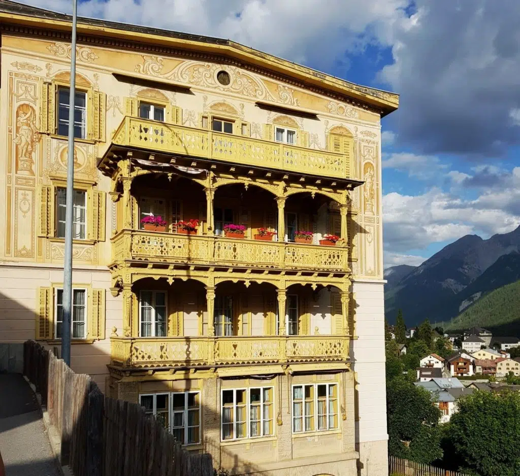 bajkowy dom w Scuol