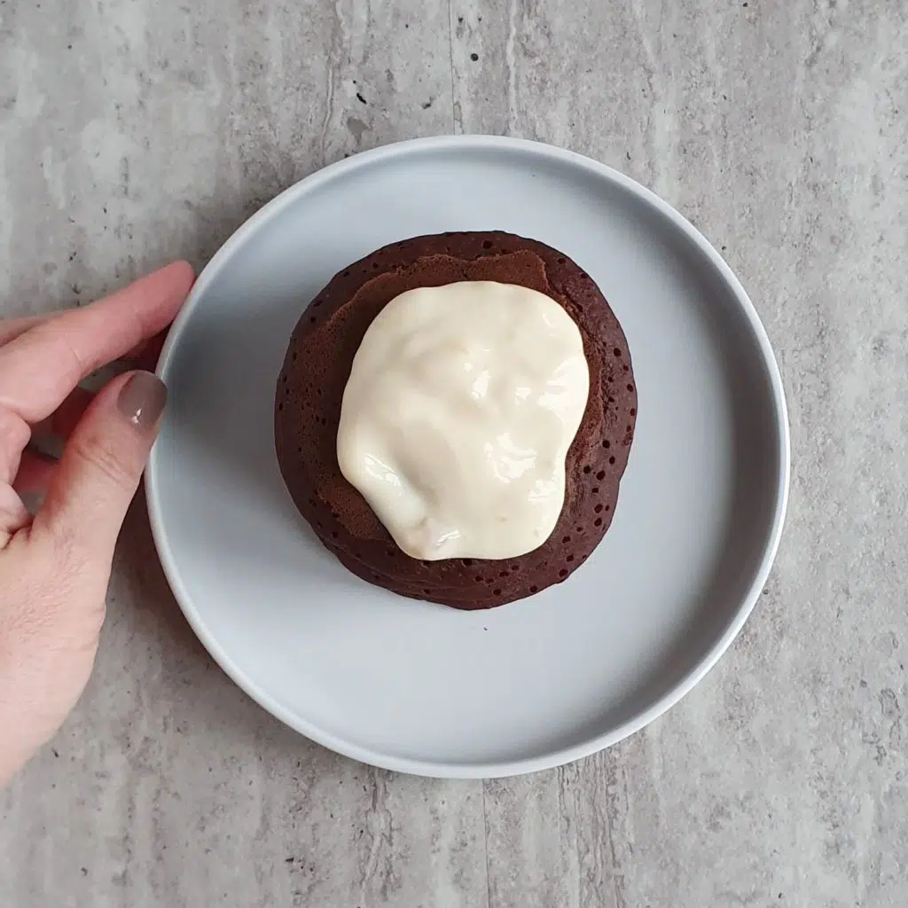 kakaowe placki z pomarańczą