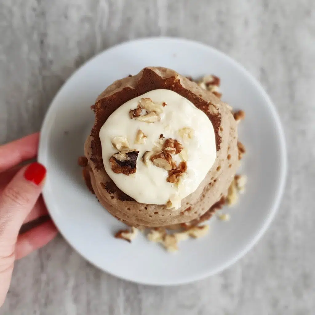 orkiszowe placki z orzechami