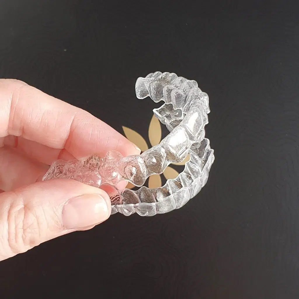 moje nakładki Invisalign