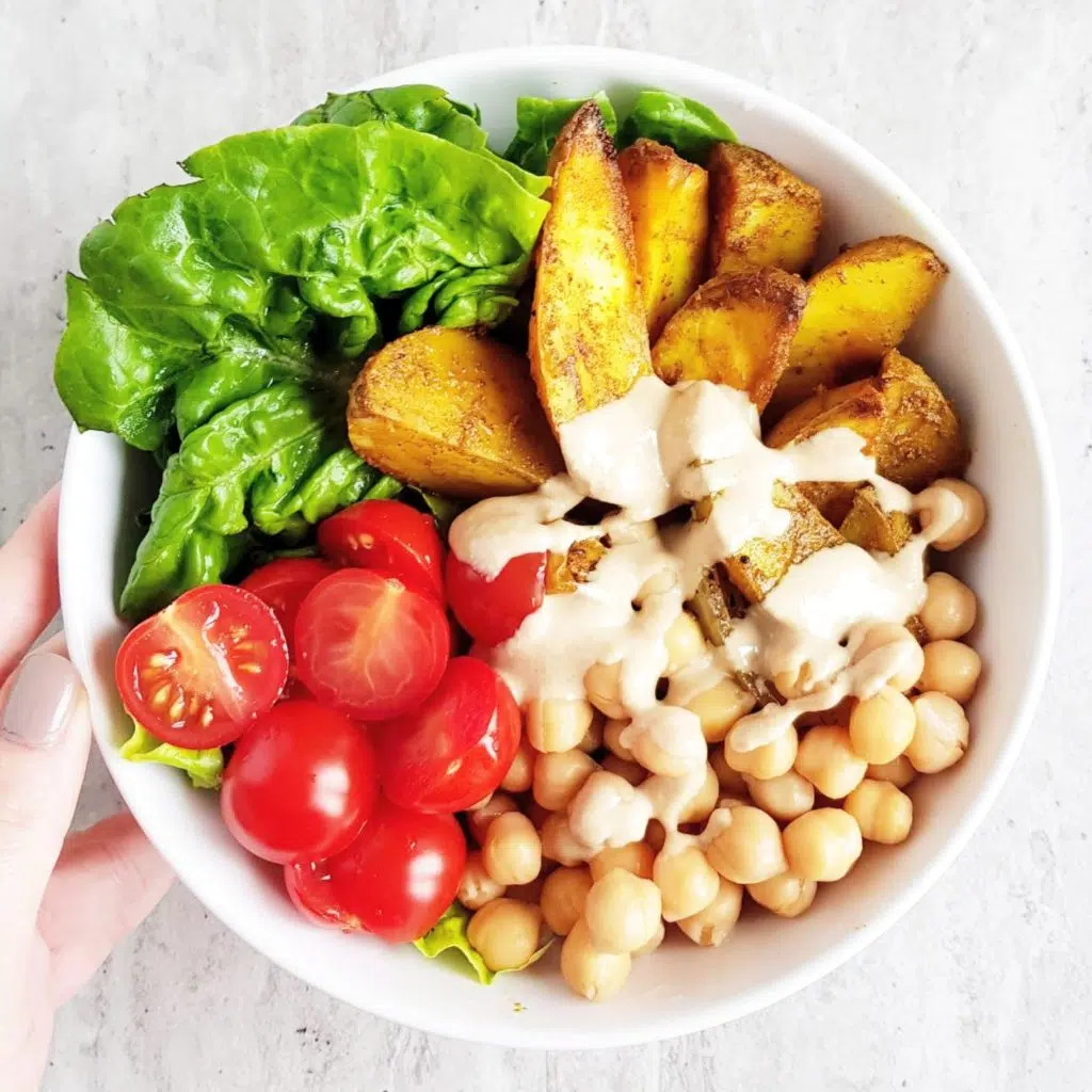 lunch bowl z ziemniakami