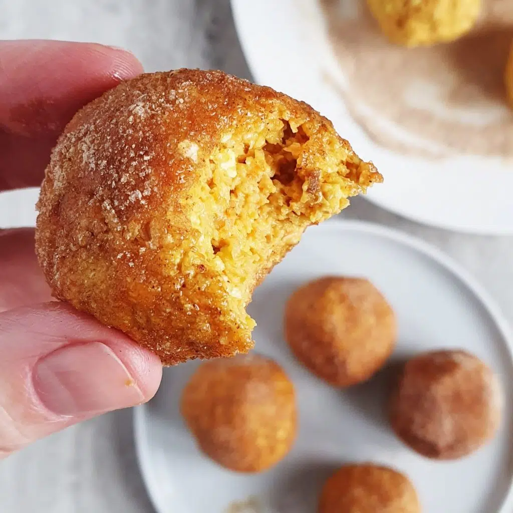 Marchewkowe kulki mocy z cukrem