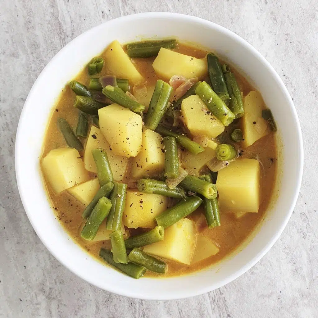 ziemniaczane curry z fasolką