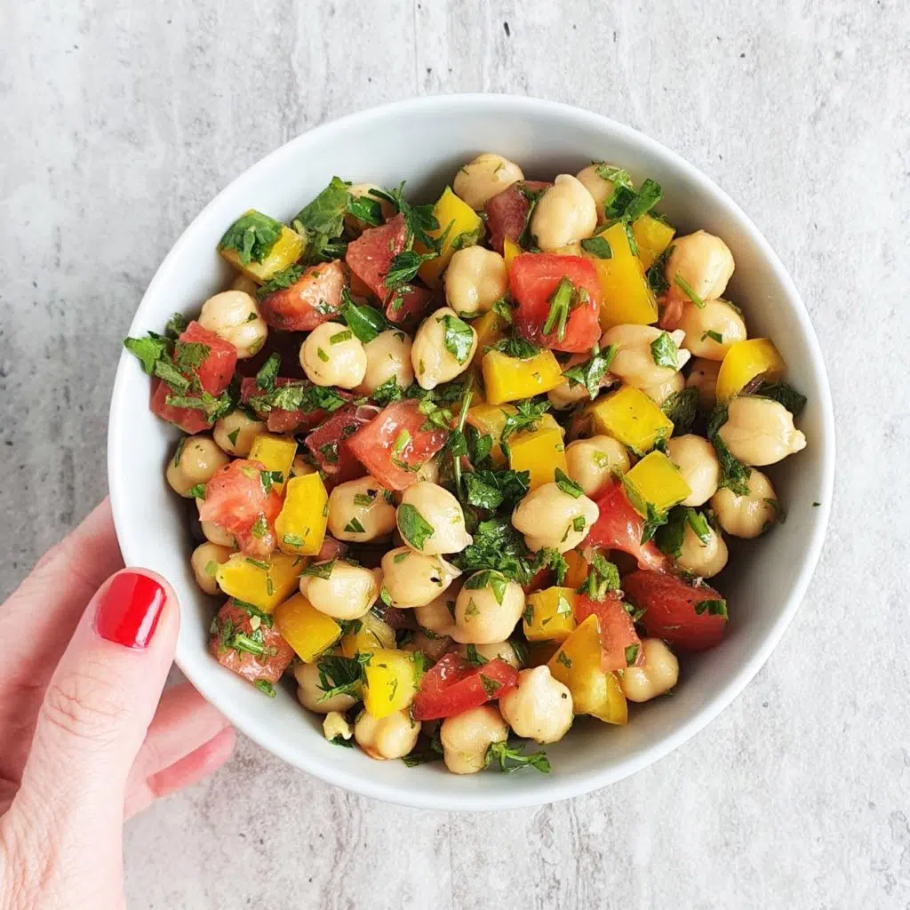 Lekka sałatka z miętą