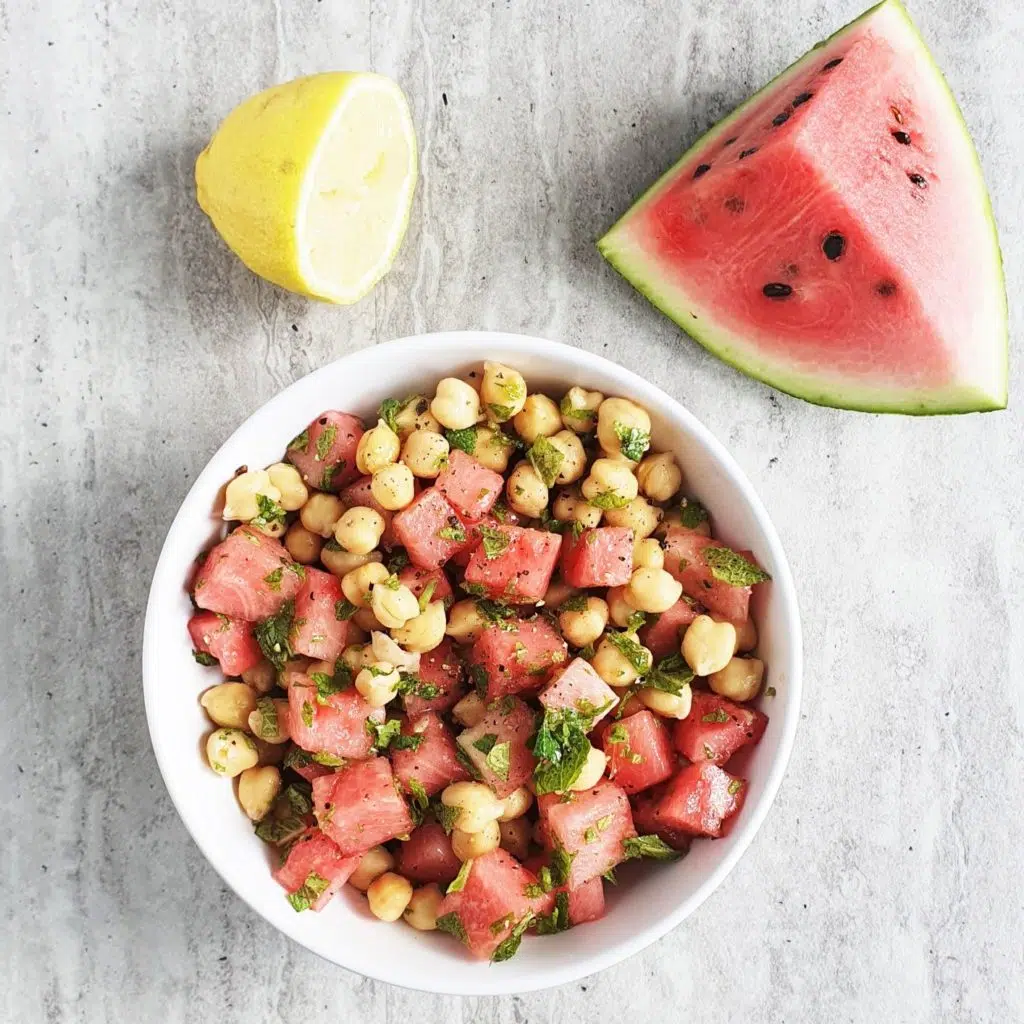 lekka sałatka z arbuzem