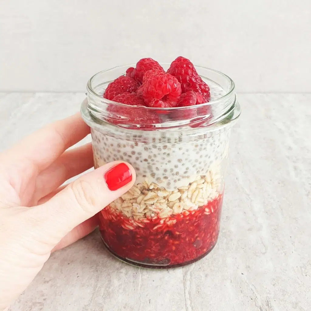 maliny na śniadanie