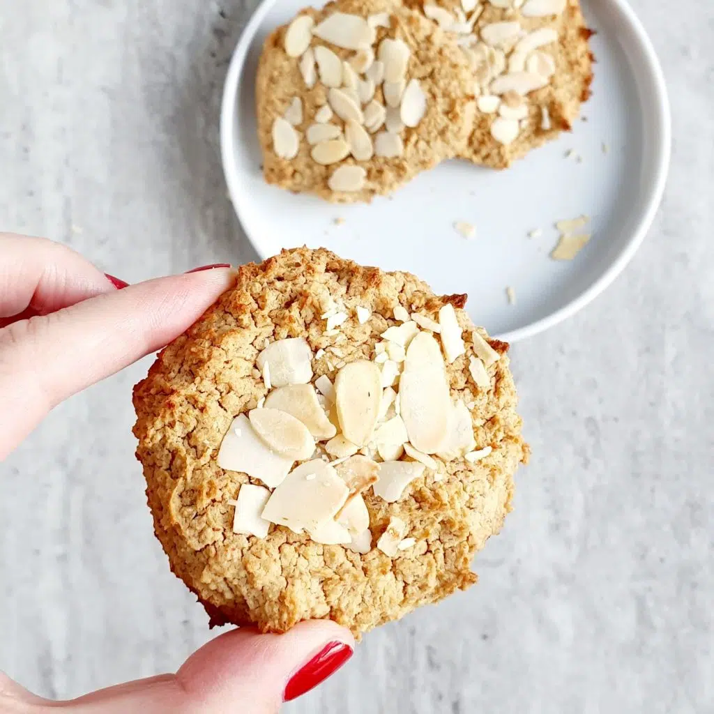 ciastka migdałowe z ciecierzycy