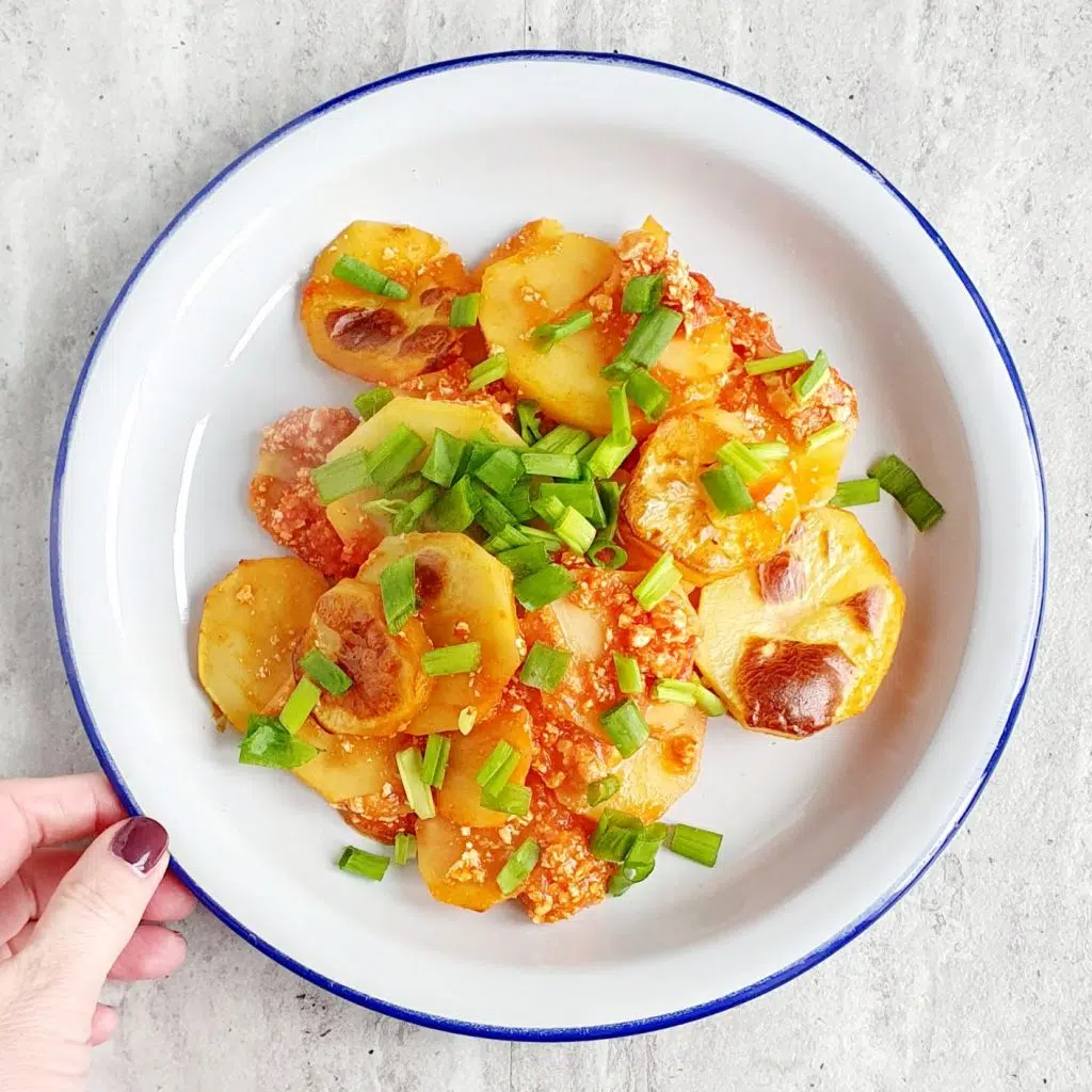 Ziemniaczana zapiekanka z tofu