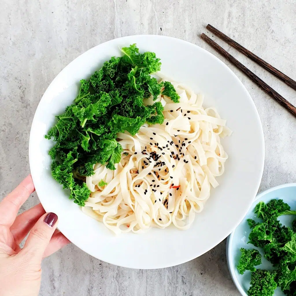 Makaron z tahina i miso